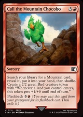 Call the Mountain Chocobo - Foil